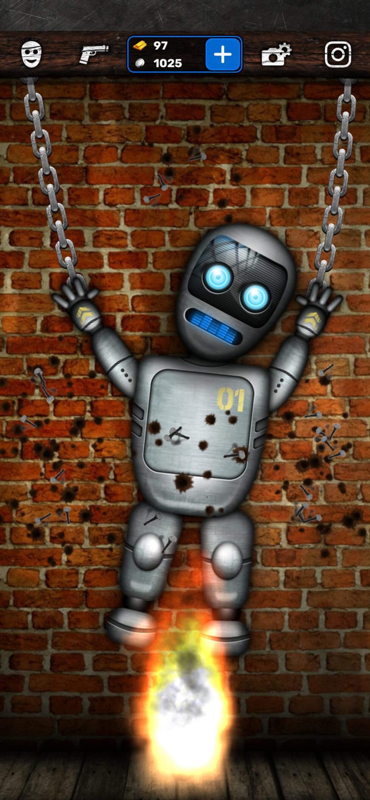 Smash Dude gameplay - robot with jetpack